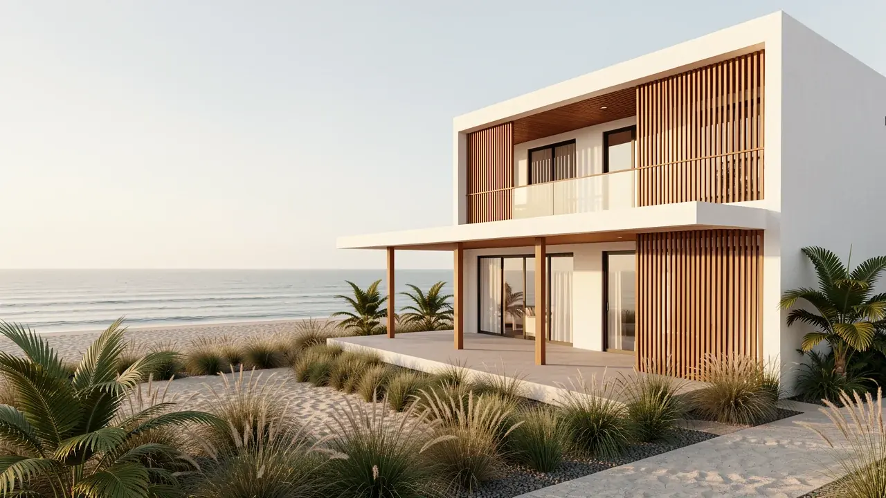 Concept rendering of a beachfront house on the coast of Ecuador